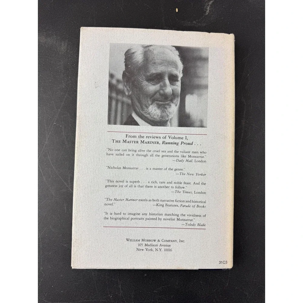 The Master Mariner Darken Ship Nicholas Monsarrat‎ 1981 First US Edition HC DJ